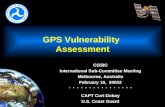 GPS Vulnerability Assessment CGSIC International Sub-Committee Meeting Melbourne, Australia February 10, 20032   CAPT Curt.