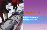 Chapter 12 Environmental Emergencies. National EMS Education Standard Competencies (1 of 2) Trauma Uses simple knowledge to recognize and manage life.