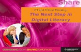 The Next Step in Digital Literacy IC3 and Critical Thinking: