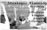 Six Step Strategic Planning : Becoming an Effective Kingdom Growth Strategist Training Intro.