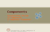 Introduction to Data Analytics & Business Intelligence Components Presentation Design IS Components 5-Component Framework.