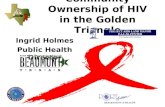 Community Ownership of HIV in the Golden Triangle Ingrid Holmes Public Health Director.