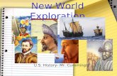 New World Exploration U.S. History- Mr. Cummings.