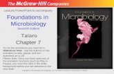 Foundations in Microbiology Seventh Edition Chapter 7 Lecture PowerPoint to accompany Talaro Copyright © The McGraw-Hill Companies, Inc. Permission required.