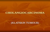 CHOLANGIOCARCINOMA (KLATSKIN TUMOUR). TR, 84 YRS FEMALE, BG- OSTEOARTHRITIS Admitted with painless obstructive jaundice Admitted with painless obstructive.