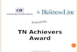 © Confederation of Indian Industry TN Achievers Award & Presents.
