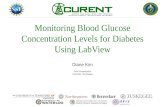 Monitoring Blood Glucose Concentration Levels for Diabetes Using LabView Diane Kim Final Presentation Knoxville, Tennessee.