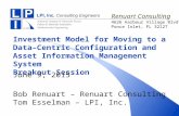 Investment Model for Moving to a Data– Centric Configuration and Asset Information Management System Breakout Session June 9, 2015 Bob Renuart – Renuart.
