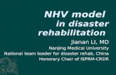 Jianan LI, MD Nanjing Medical University National team leader for disaster rehab, China Honorary Chair of ISPRM-CRDR.