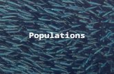 Populations. A group of individuals that belong to the same species and live in the same area, at the same time. A population is an interbreeding (and.
