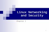 1 Linux Networking and Security Chapter 1. 2 Networking Fundamentals Explain the purposes and development of computer networking Identify common types.