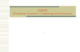 GRID (European Scientific Computing infrastructure).
