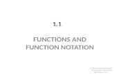 1.1 FUNCTIONS AND FUNCTION NOTATION Functions Modeling Change: A Preparation for Calculus, 4th Edition, 2011, Connally.