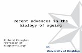 Recent advances in the biology of ageing Richard Faragher Professor of Biogerontology.
