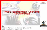Maintenance Heat Exchanger Coating Technology By Adisak Mananas : Henkel (Thailand) Ltd.Eastern of Thailand.
