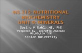 Spring M Dahl, MS, PhD Prepared by: Jeanette Andrade MS,RD,LDN,CDE Kaplan University.