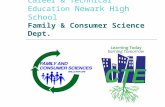 Career & Technical Education Newark High School Family & Consumer Science Dept.