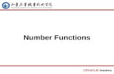 Number Functions. 2 home back first prev next last Review single-row character functions –character case-manipulation functions  LOWER, UPPER, INITCAP.