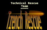 Technical Rescue Team presents. Trench Rescue Objectives Size Up Identification of Resources Hazard Recognition Collapse Pattern Recognition Evacuation.