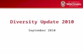 Diversity Update 2010 September 2010. Equity Scorecard Framework AccessExcellence Institutional Receptivity Retention Equity in Educational Outcomes The.