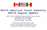North American Steel Industry NAFTA Region Update OECD Steel Committee/WorldSteel Association Raw Materials Workshop December 15-16, 2008 Kuala Lumpur,