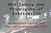 MVA Safety and Principles of Extrication McLANE/BLACK LAKE FIRE DEPT Presented by: Captain Casey Sobol.