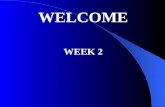 WELCOME WEEK 2. Background of the Rating Schedule.