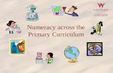 Numeracy across the Primary Curriculum. PE  Page=homepage.