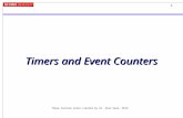 1 Timers and Event Counters These lecture notes created by Dr. Alex Dean, NCSU.
