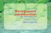Background Introduction By Bensen Fan Kristin Gill Maria Garcia.