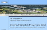 Wir schaffen Wissen – heute für morgen PSI,3. Oktober 2015PSI,3. Oktober 2015PSI, Paul Scherrer Institut SwissFEL Diagnostics: Overview and Status (a selection.