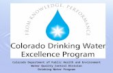 Colorado Department of Public Health and Environment Water Quality Control Division Drinking Water Program.