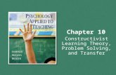 Chapter 10 Constructivist Learning Theory, Problem Solving, and Transfer.
