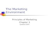 The Marketing Environment Principles of Marketing Chapter 3 Updated 2003.