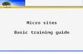 Micro sites Basic training guide. Welcome to your Micro site. Here you can create your own personal page within the Countrywide website. When you first.
