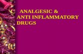 1 ANALGESIC & ANTI INFLAMMATORY DRUGS ANALGESIC & ANTI INFLAMMATORY DRUGS.