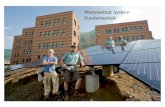 Photovoltaic System Fundamentals. PV Workshop Agenda Friday – 9 Intro to PV – 10 Site Assessment – 11 PV Cells, Modules & Arrays – 12 Lunch – 1 Photovoltaic.