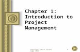 Copyright Course Technology 1999 1 Chapter 1: Introduction to Project Management.