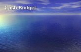 Cash Budget. Budgets A budget is a short term financial plan A budget is a short term financial plan CIMA defines a budget as a “plan expressed in money”