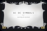 AC DC SYMBOLS Learning the Symbols. WHAT IS THIS SYMBOL A.Variable Resistor B.Normally Closed Knife Switch C.Variable Selector Switch D.Variable Polar.