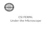 CSI FERPA: Under the Microscope. Outcomes Establish a solid understanding of FERPA Further your comfort with the nuances of FERPA Expand your skill at.