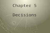 Chapter 5 Decisions. Assignments  Written exercises pp 217 – 220 R5.1, R5.3, R5.5, R5.6, R5.9 – R5.15, R5.17, R5.19-21R5.1, R5.3, R5.5, R5.6, R5.9 –