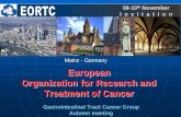 Mainz - Germany. Dear Friends and Colleagues, It is our great pleasure to invite you to the autumn meeting of the “EORTC- Gastrointestinal Tract Cancer.