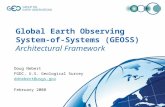 Global Earth Observing System-of- Systems (GEOSS) Architectural Framework Doug Nebert FGDC, U.S. Geological Survey ddnebert@usgs.gov February 2008.