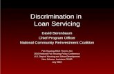 Discrimination in Loan Servicing David Berenbaum Chief Program Officer National Community Reinvestment Coalition Fair Housing 2010: Time to Act 2010 National.