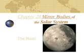 Chapter 28 Chapter 28 Minor Bodies of the Solar System The Moon.
