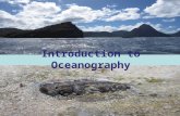 Introduction to Oceanography. 2 Scientific discipline concerned with all aspects of the world's oceans and seas, including their physical and chemical.