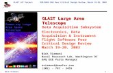 GLAST LAT ProjectDOE/NASA DAQ Peer Critical Design Review, March 19-20, 2003 Nick Virmani 1 GLAST Large Area Telescope Data Acquisition Subsystem Gamma-ray.