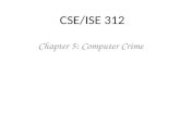 CSE/ISE 312 Chapter 5: Computer Crime. Outline  Hacking  Identity Theft and Credit Card Fraud  Laws that Rule the Web.