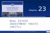 ©2014 OnCourse Learning. All Rights Reserved. CHAPTER 23 Chapter 23 REAL ESTATE INVESTMENT TRUSTS (REITs) SLIDE 1.